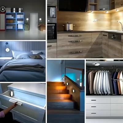 Hareket Sensörlü Usb Şarjlı Led Işık Lamba (3936)