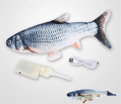 Hareketli Balık Kedi Oyuncağı Şarjlı