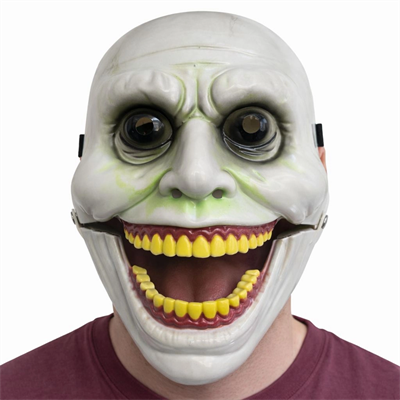 Hareketli Çene Mekanizmalı Korku Maskesi Yeşil