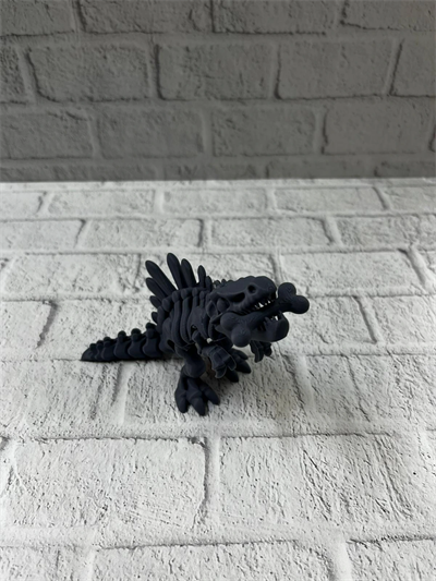 Hareketli Dinazor Figürü Dekoratif Oyuncak – Siyah Tasarım