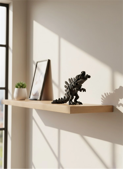 Hareketli Dinazor Figürü Dekoratif Oyuncak – Siyah Tasarım