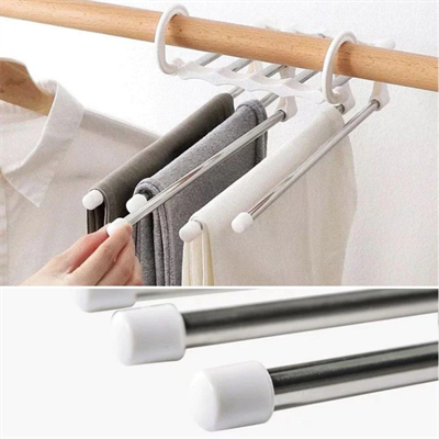Hareketli Dolap İçi Pantolon Kravat Şal Askı Sistemi Düzenleyici Katmanlı Askılık Organizer Bx40