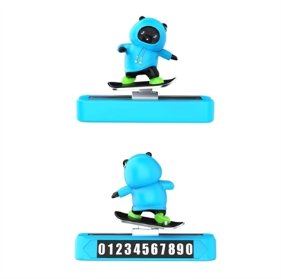 Hareketli Kayan Figür Kaykay Numaratör Oto Araç Kaykay Numaratör Torpido Üstü Numaralık