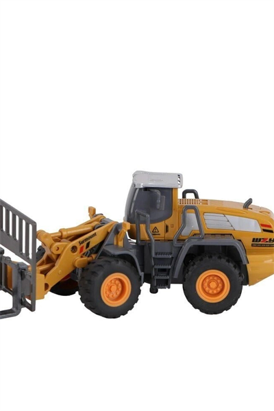 Hareketli Kepçe Kolu 14 cm Metal Iş Makinesi - 3+ Yaş Inşaat Araç Seti BX-313643