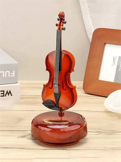 Hareketli Violin Müzik Kutusu