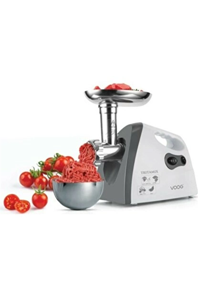 Harlem Gurme H-020-022 Beyaz Elektrikli Et Kıyma Makinesi 2200w Bx40