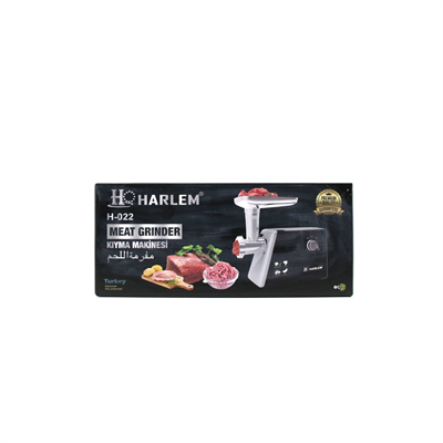 Harlem Gurme H-020 Siyah Elektrikli Et Kıyma Makinesi 2200w Bx40