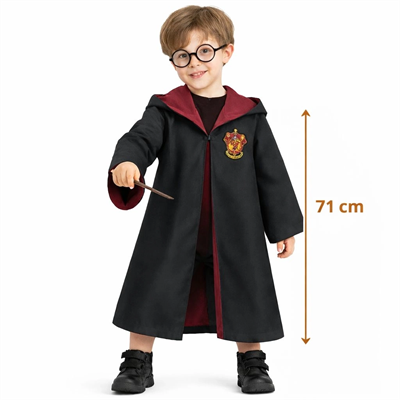 Harry Potter Bebek Kostüm Seti – Asa Gözlük Pelerin 71 Cm (2-4 Yaş)