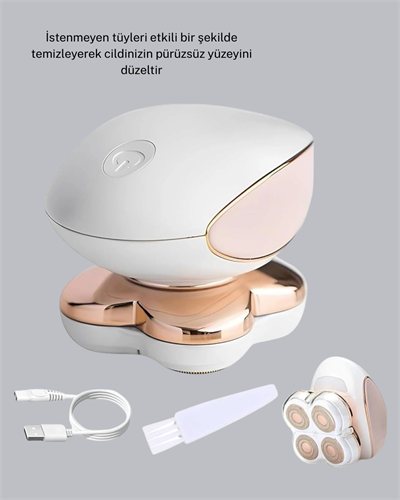 Hassas Ciltler İçin Ağrısız Vücut Tüy Temizleme Cihazı