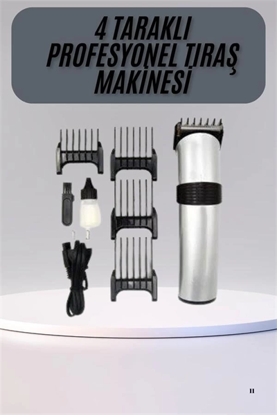 Hassas Ciltlere Özel Saç Sakal ve Vücut Kuaför Tipi Şarjlı Tıraş Makinesi