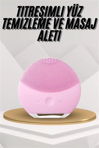 Hassas Ciltlere Özel Titreşimli Yüz Temizleme ve Masaj Aleti