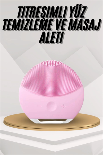 Hassas Ciltlere Özel Titreşimli Yüz Temizleme ve Masaj Aleti