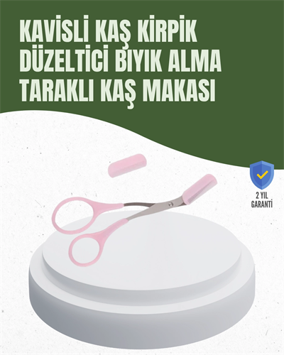 Hassas Kesim İçin Kavisli Yüz Bakım Makası