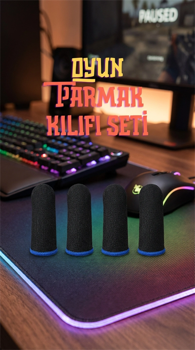 Hassas Kontrol İçin Parmaklık Eldiven - Rahat ve Dayanıklı Oyuncu Ekipmanı