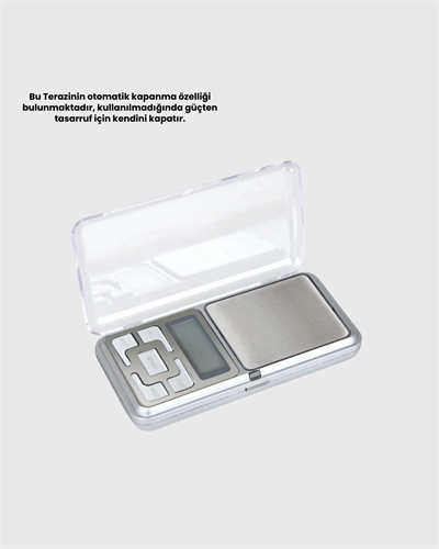 Hassas Tartım İçin Dijital Cep Terazisi Sayma Modlu