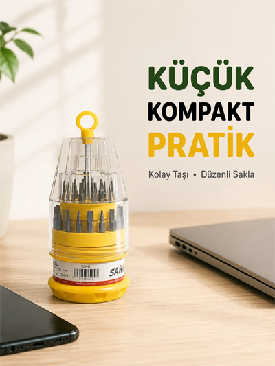 Hassas Tornavida Seti Kaymaz Saplı Elektronik Onarım Seti