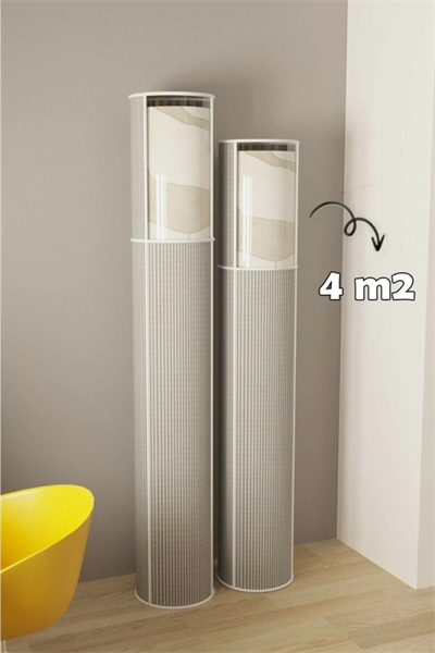 Hava Geçiren PVC Pencereli , Kapasiteli, Toz ve Nem Koruyucu Halı Kılıfı Hurcu – 4 m²