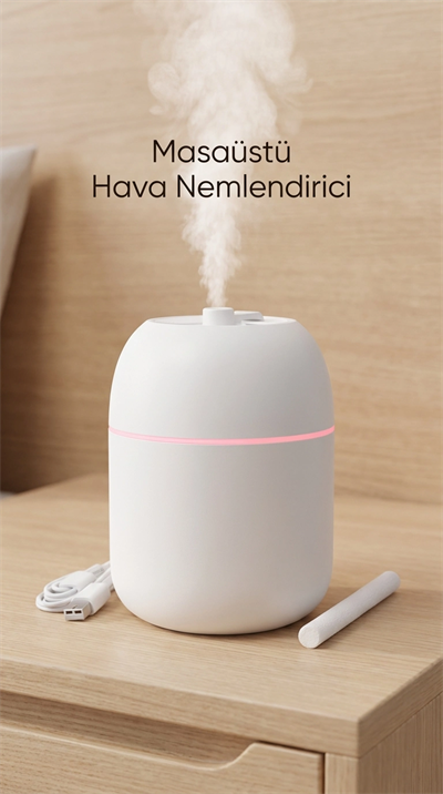 Hava Nemlendirici 220ml Buhar Makinesi oda ortamında kullanılmak üzere uygun