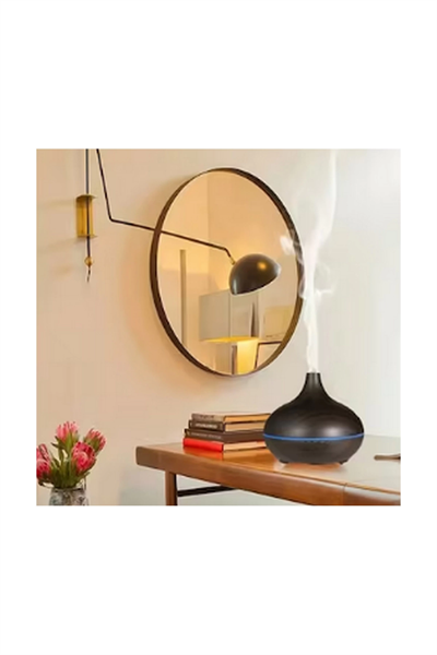 Hava Nemlendirici 7 Led Işıklı Aromatik Oda Kokusu 550 Ml Kahve Aroma Difüzörü Buhar Makinası