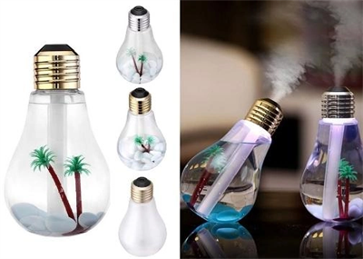 Hava Nemlendirici Ampul Görünümlü Hazneli Buhar Makinesi 400 Ml. Bx40