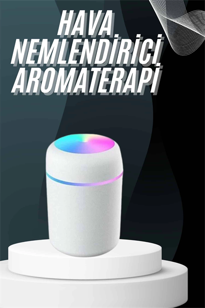 Hava Nemlendirici Buhar Makinesi Led Işıklı USB Dekoratif Nemlendirici