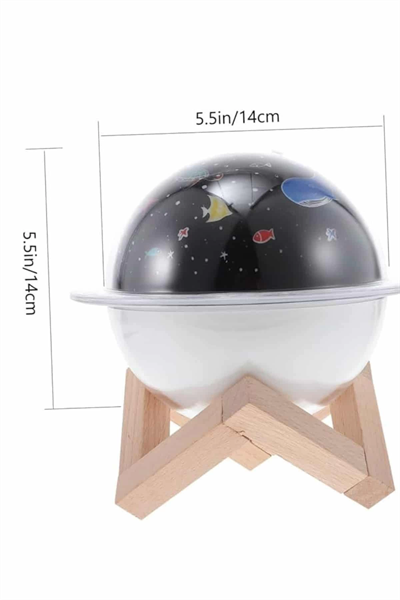 Hava Nemlendirici Led Işıklı Gece Lambası Yıldız Görünümlü Renk Değiştiren