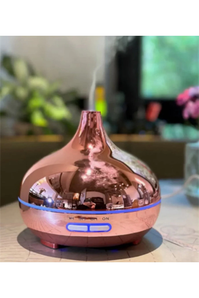 Hava Nemlendirici Parlak Gold Aromatik Oda Kokusu 550 Ml Kahve Aroma Difüzörü Buhar Nemlendırıcı