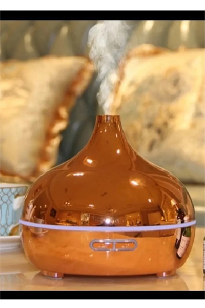Hava Nemlendirici Parlak Gold Aromatik Oda Kokusu 550 Ml Kahve Aroma Difüzörü Buhar Nemlendırıcı