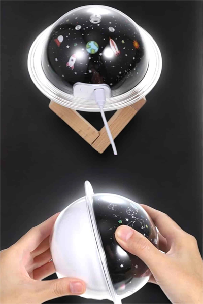 Hava Nemlendirici Projeksiyon Görünümlü USB Bağlantılı Aromaterapi