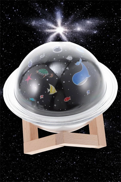 Hava Nemlendirici Projeksiyon Görünümlü USB Bağlantılı Aromaterapi