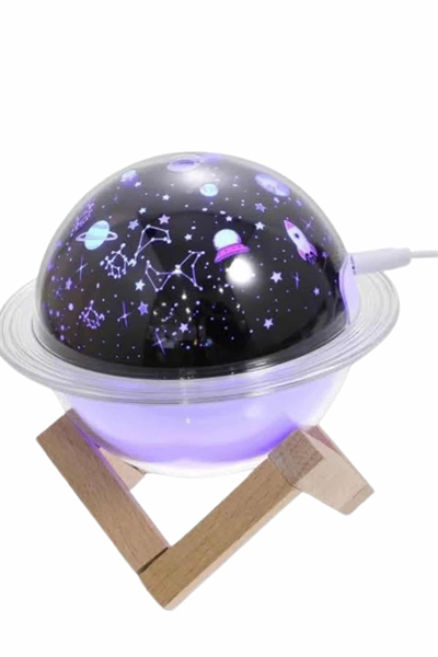 Hava Nemlendirici Renk Değiştiren Oda Kokusu Yıldızlı Projektör