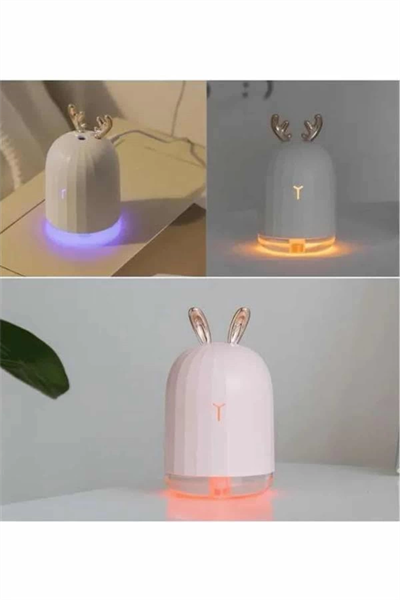 Hava Nemlendirici Ultrasonik Aromaterapi Difüzör Tavşan Nemlendirici