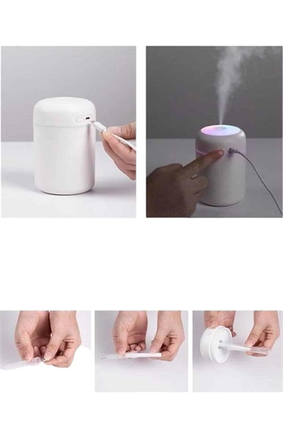 Hava Nemlendirici Ultrasonik Mini Hava Temizleyici Aromaterapi
