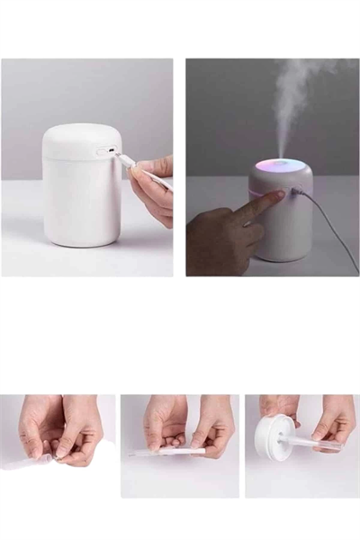 Hava Nemlendirici Ultrasonik Mini Hava Temizleyici Aromaterapi