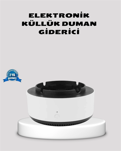 Hava Temizleyici Küllük – Sigara Dumanı Filtreli, Sessiz Çalışan, Şık Tasarım