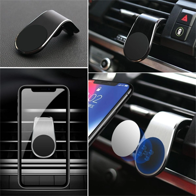 Havalanndırma Izgarasına Takılabilen Mandallı Mıknatıslı Oto Araç Içi Manyetik Telefon Tutucu Bx40