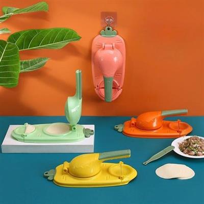 Havuç Tasarımlı Şık  Pratik  Börek Mantı Hamuru Presleme  Börek Yapma Kalıbı (3936)