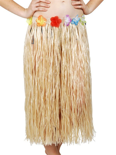 Hawaii Tarzı Hula Eteği – 60 Cm Hasır Naturel Etek Bx40