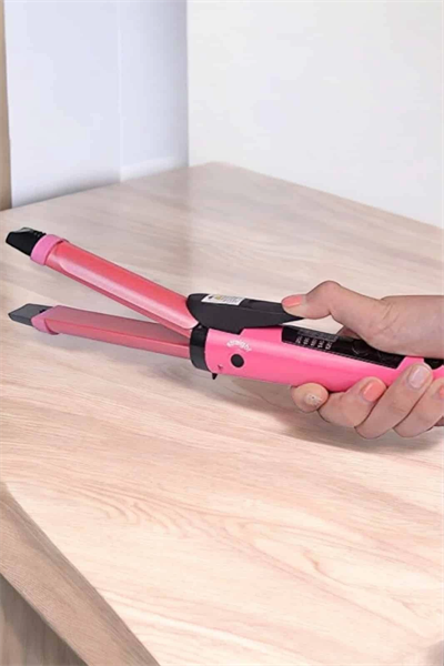 Hem Düzleştirici Hem Maşa Saç Şekillendirici