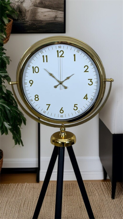 Heritage Gold Zarif Tripod Ayaklı Saat