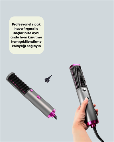 Hızlı Kurutma ve Parlak Saçlar İçin Profesyonel Fırça