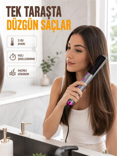 Hızlı Kurutma ve Şekillendirme İçin Saç Fırçası