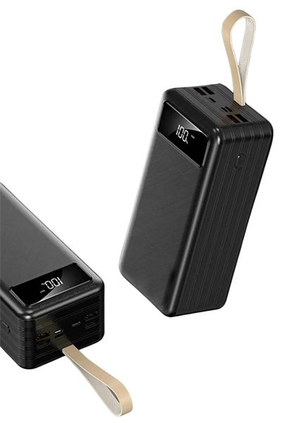 Hızlı Şarj 4 Çıkışlı Powerbank 60.000 Mah Taşınabilir Dijital Göstergeli