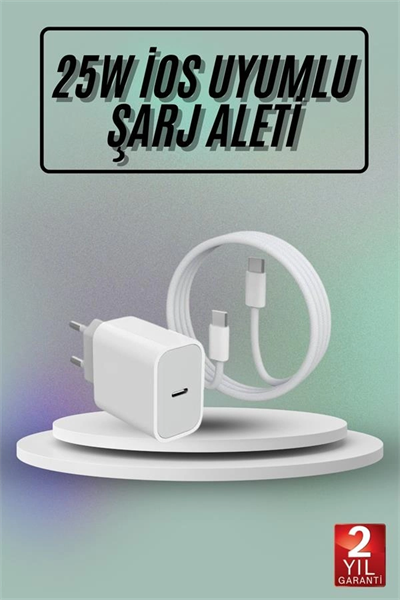 Hızlı Şarj Güç Adaptörü Şarj Aleti İOS Uyumlu 15/Pro/Pro Max
