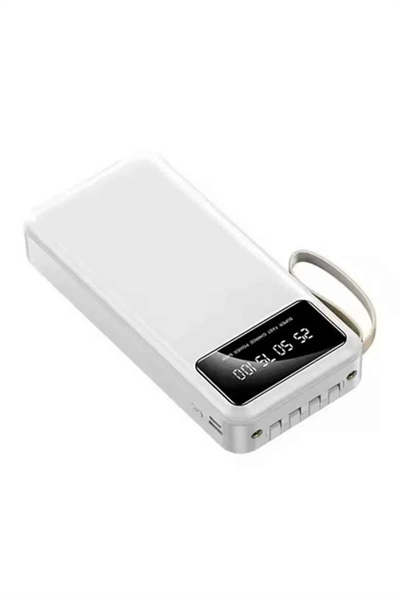 Hızlı Şarj Özellikli 20.000 Mah Dijital Göstergeli USB Girişli Android ve İOS Uyumlu Powerbank