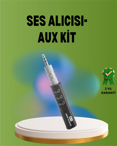 Hızlı Şarjlı Bluetooth Ses Alıcısı – Ev, Araç ve Ofis İçin