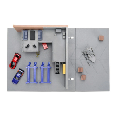 Hızlı ve Öfkeli Hanın Garajı Nano Diorama Seti