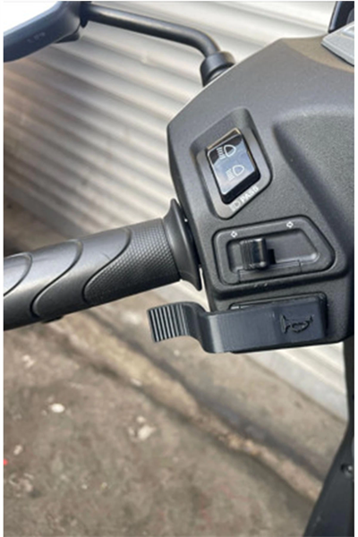 Honda Activa 125 Korna Düğmesi Uzatma Kolu - Özel 3d Tasarım