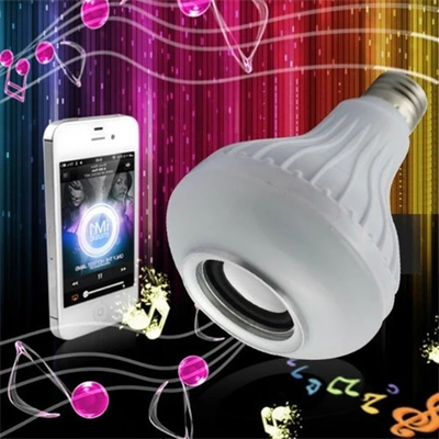 Hoparlör ve Led Lamba Uzaktan Kumandalı Ampül