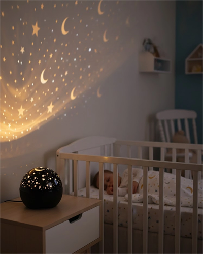 Hoparlörlü Yıldız Projektör Oda Lambası